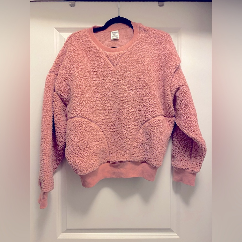 PINK Sherpa Sweater